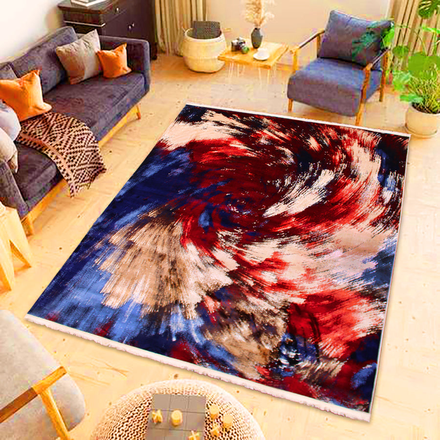 235x160cm Authentic Turkish Cappadocia Quality Woven Rug - Beige / Red 9948A