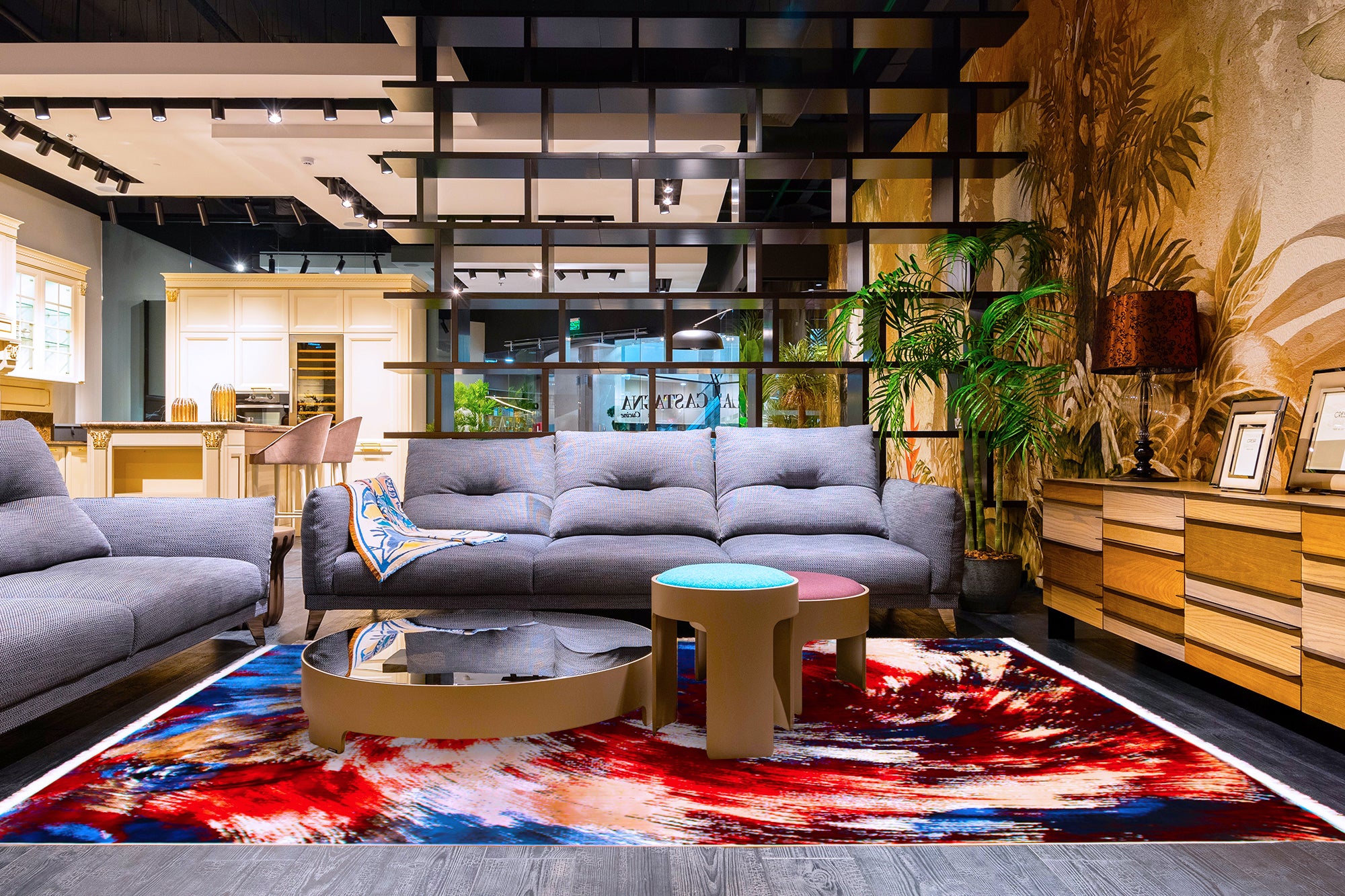 235x160cm Authentic Turkish Cappadocia Quality Woven Rug - Beige / Red 9948A