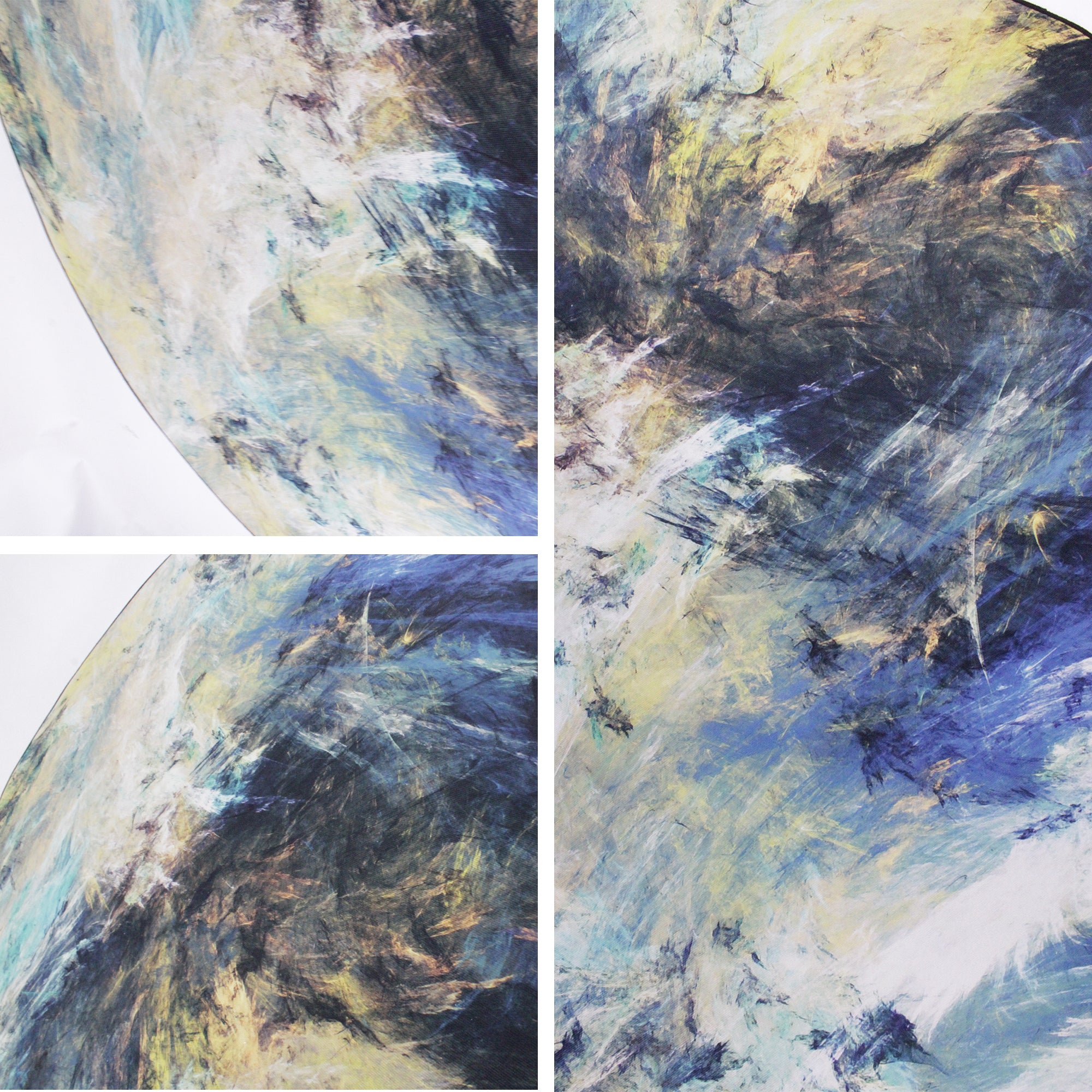 160cm Round LMA Branded 3D Printed Area Rug Lightweight - RCX02