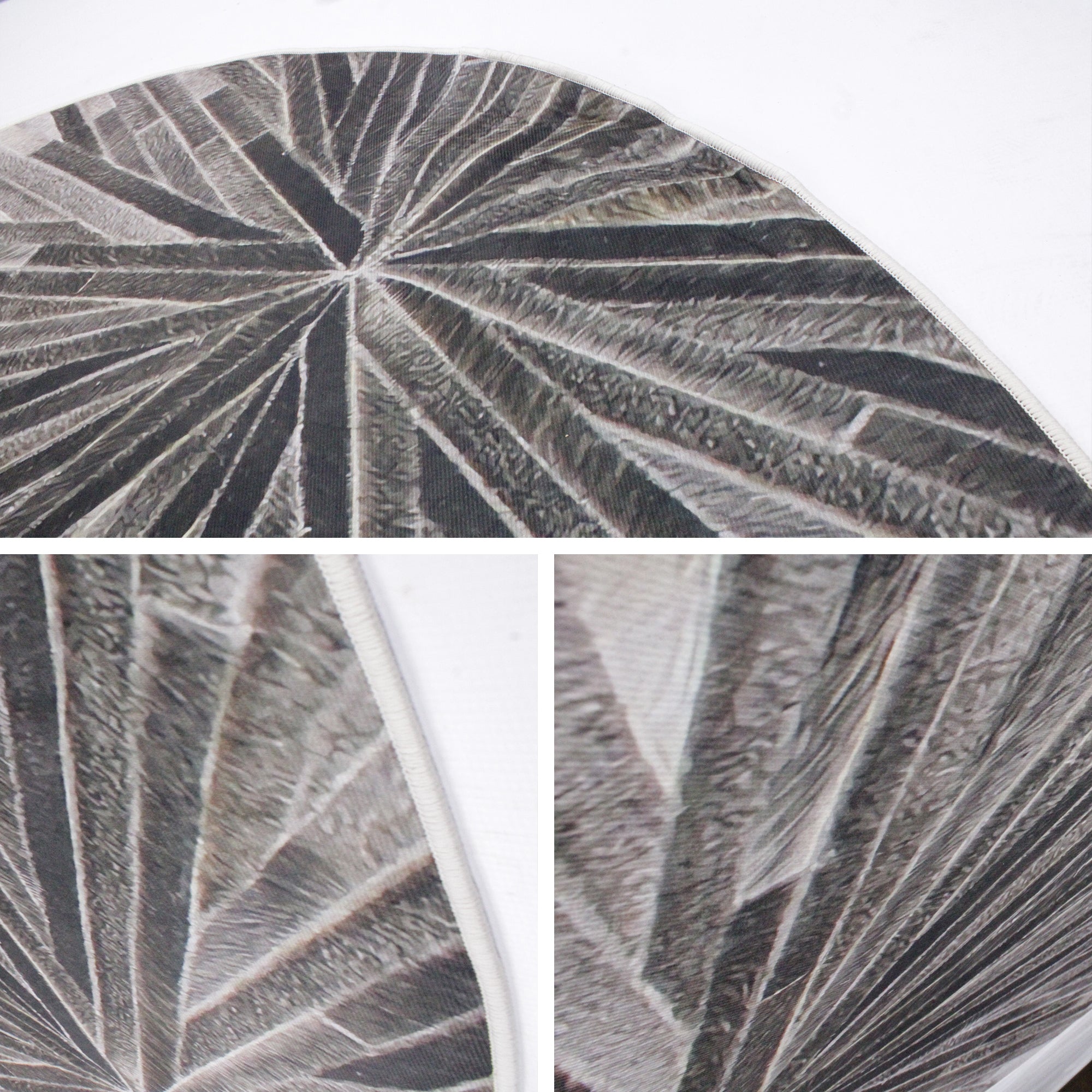 160cm Round LMA Branded 3D Printed Area Rug Lightweight - RCX42