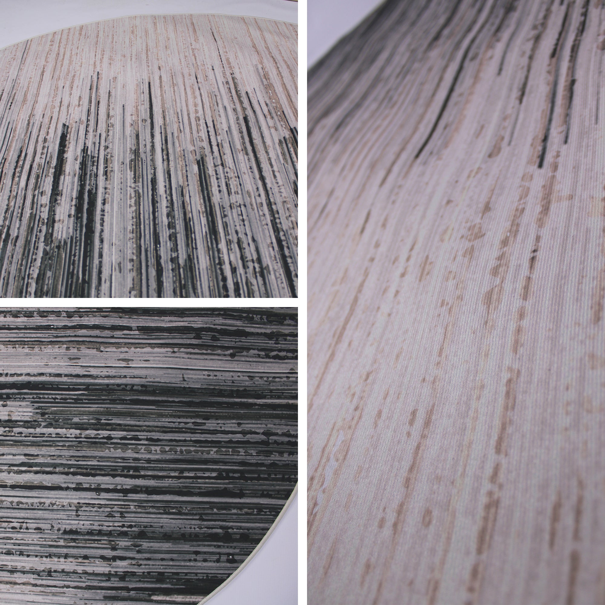 160cm Round LMA Branded 3D Printed Area Rug Lightweight - RCX54