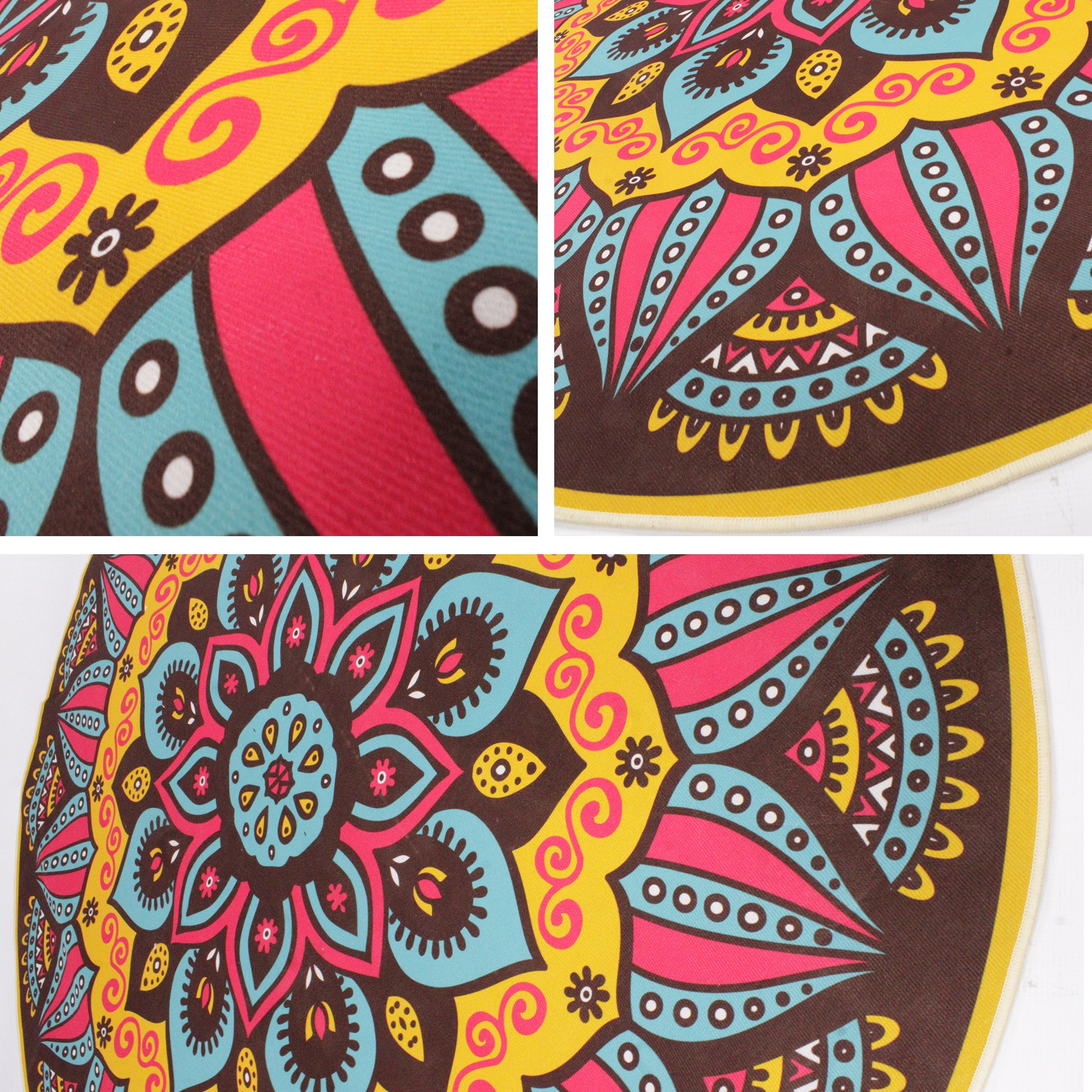 160cm Round LMA Branded 3D Printed Area Rug Lightweight - RM10