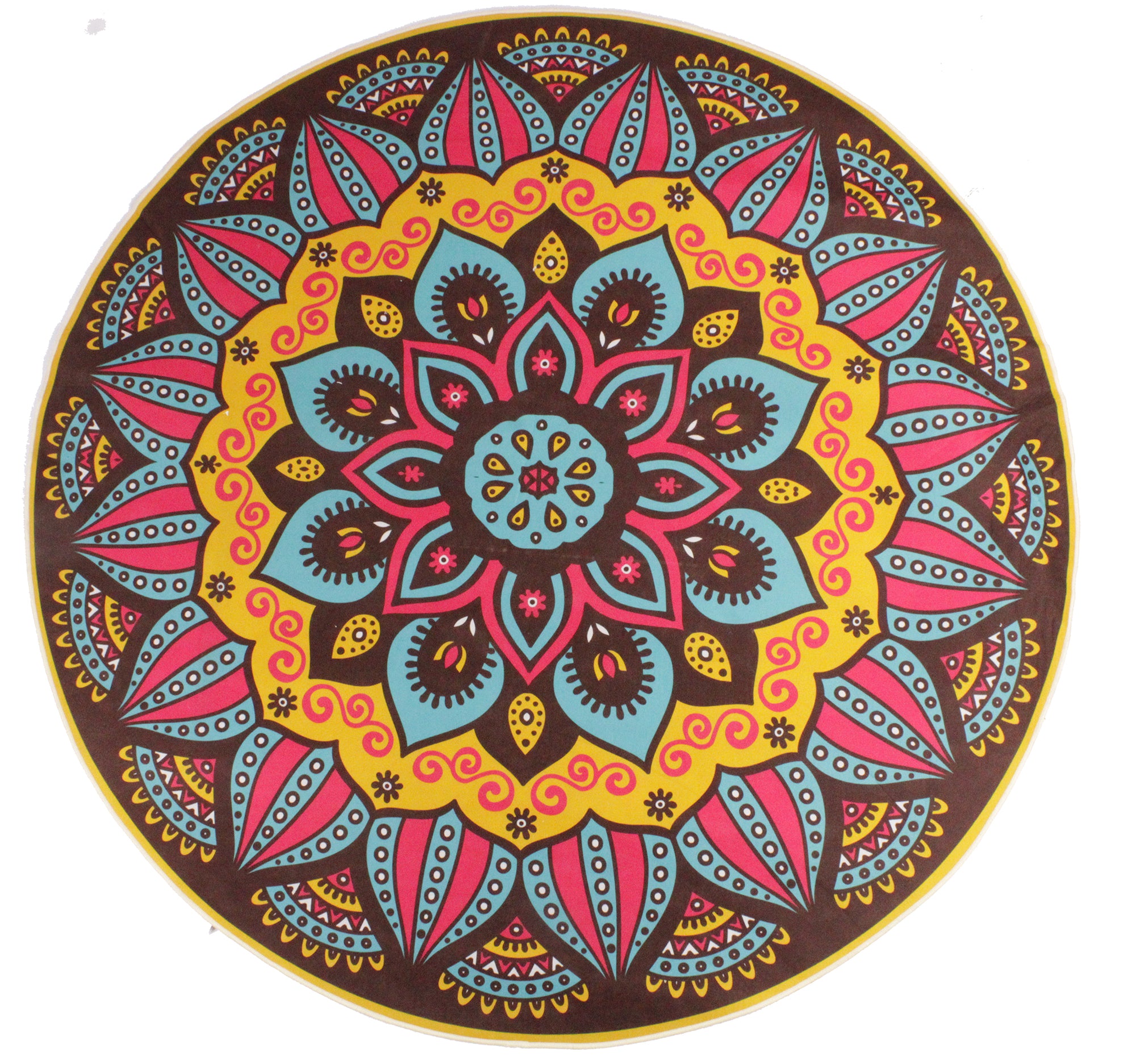 160cm Round LMA Branded 3D Printed Area Rug Lightweight - RM10