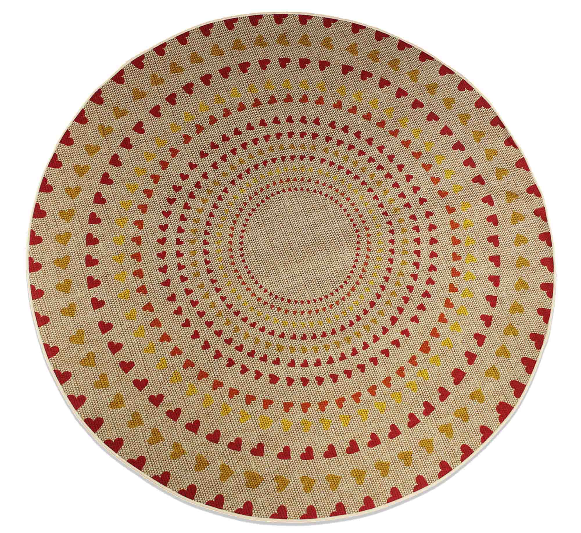 160cm Round LMA Branded 3D Printed Area Rug Lightweight - RM19