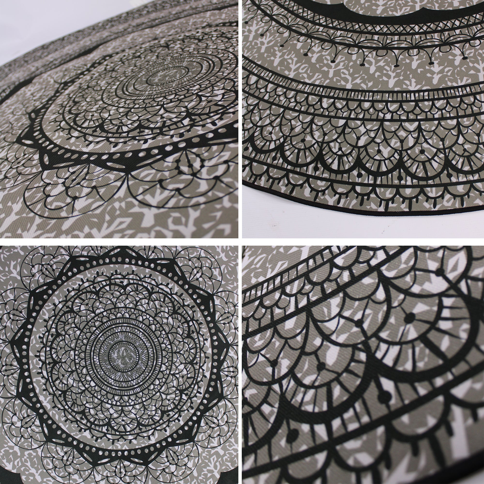 160cm Round LMA Branded 3D Printed Area Rug Lightweight - RM30