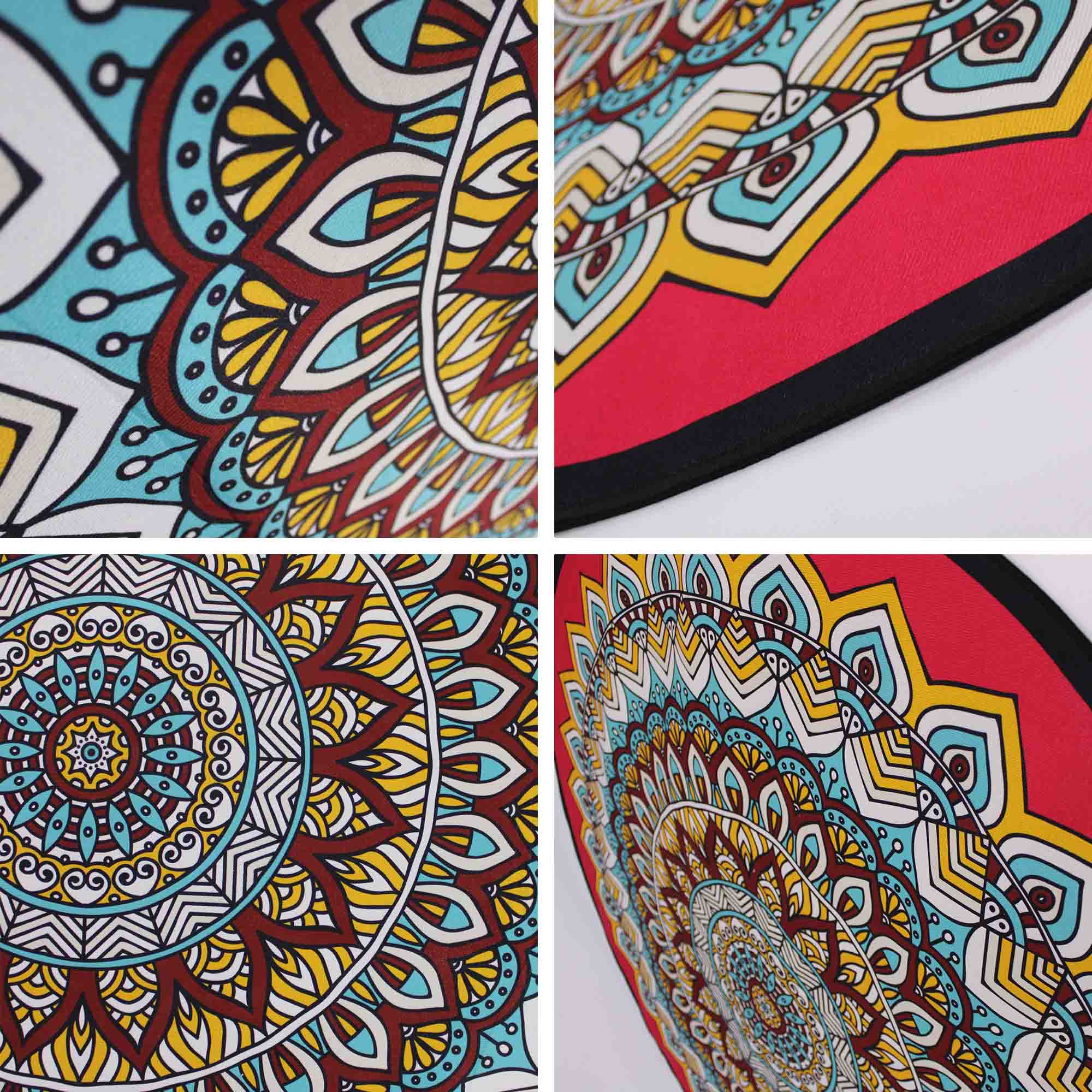 160cm Round LMA Branded 3D Printed Area Rug Lightweight - RM65