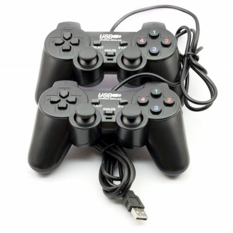 Double Shock Twin PC-Laptop USB Controller - Gaming Joystick Controller