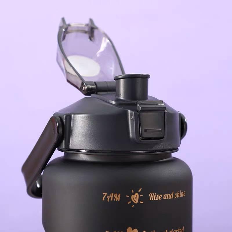 LMA Curated 3.5L Motivational Water Jug with Tea & Juice Bottles & Nozzles
