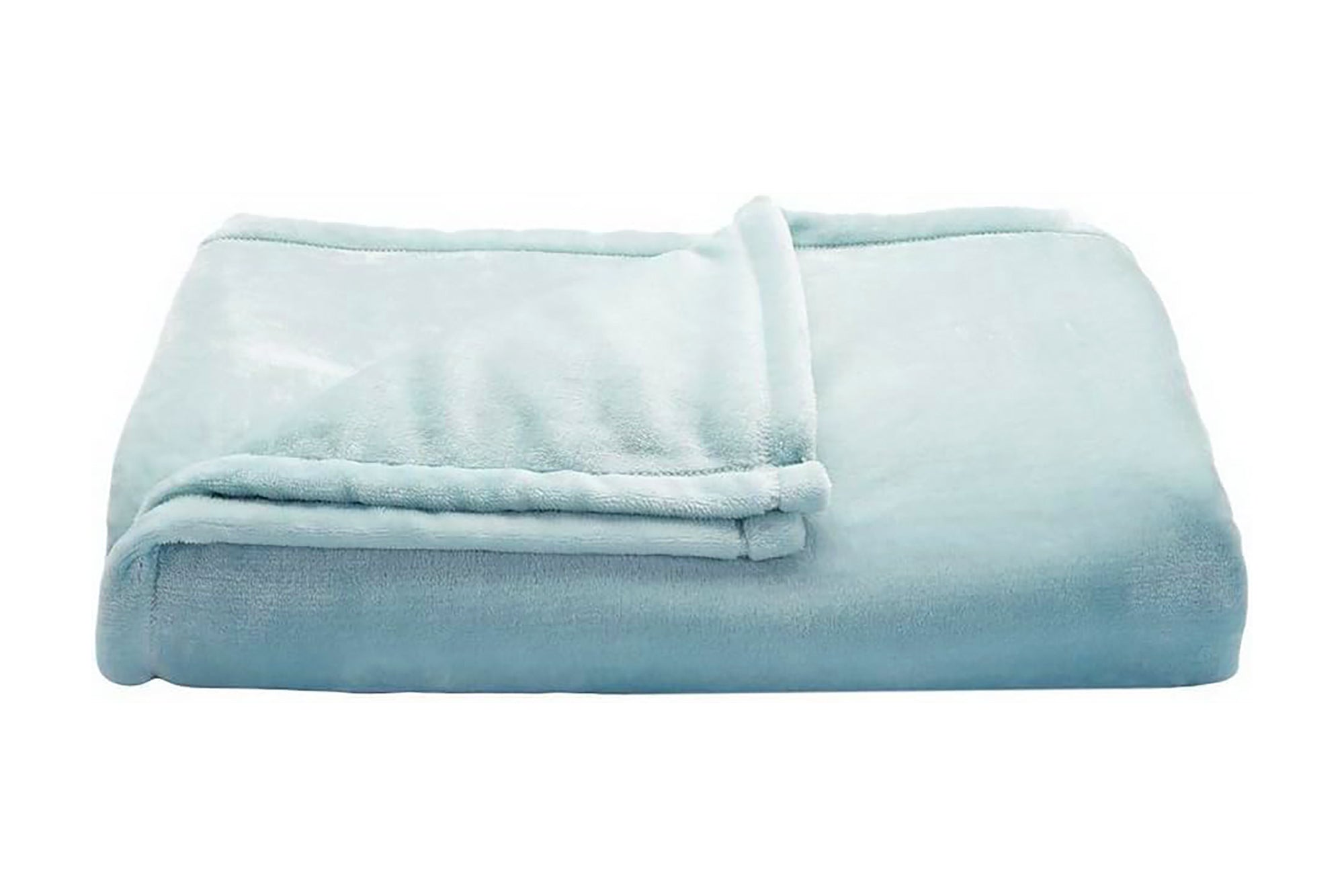 Plain Polyester Fleece Blanket with Suede Texture - 200cm x 140cm