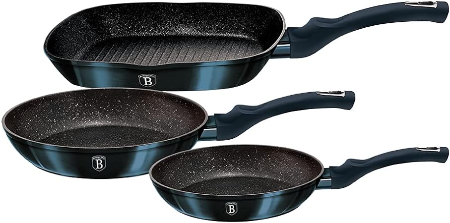 Berlinger Haus Cooking Trio Frying Pan Set - Aquamarine Edition