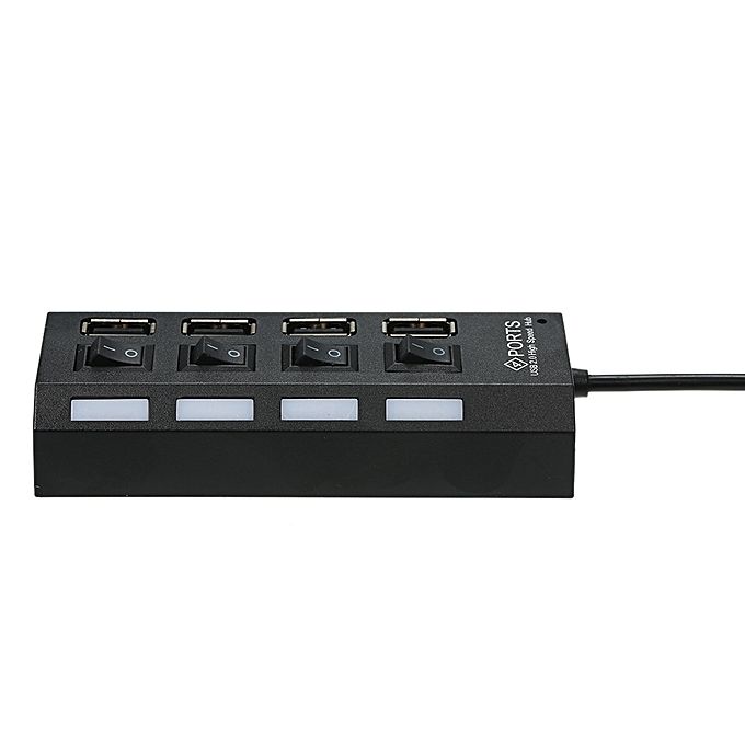 4 Port USB 2.0 with Individual Switch Hub