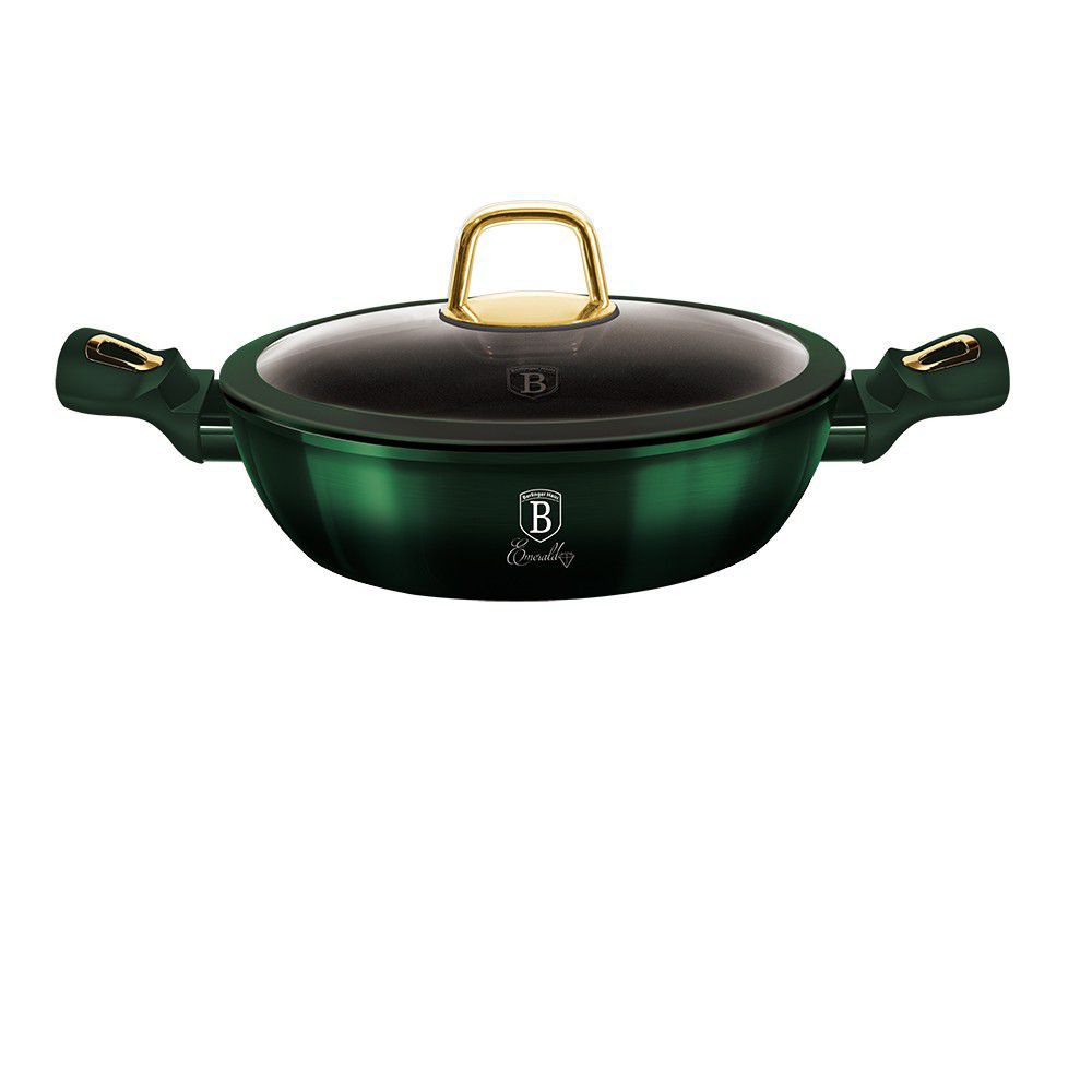 Berlinger Haus 28cm Titanium Coating Shallow Pot - Emerald Edition