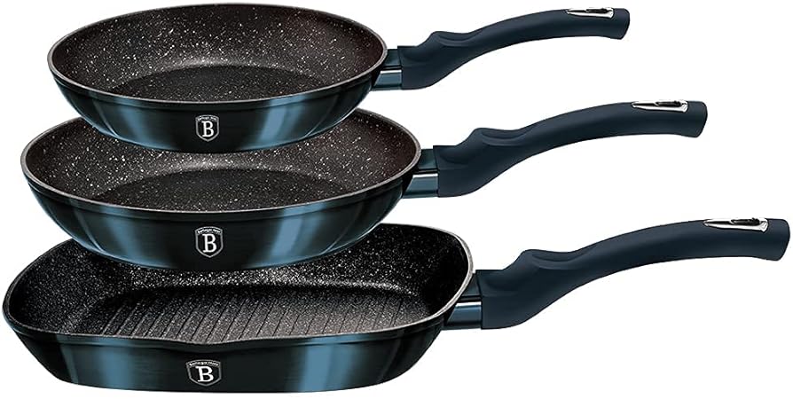 Berlinger Haus Cooking Trio Frying Pan Set - Aquamarine Edition