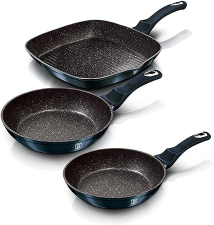 Berlinger Haus Cooking Trio Frying Pan Set - Aquamarine Edition