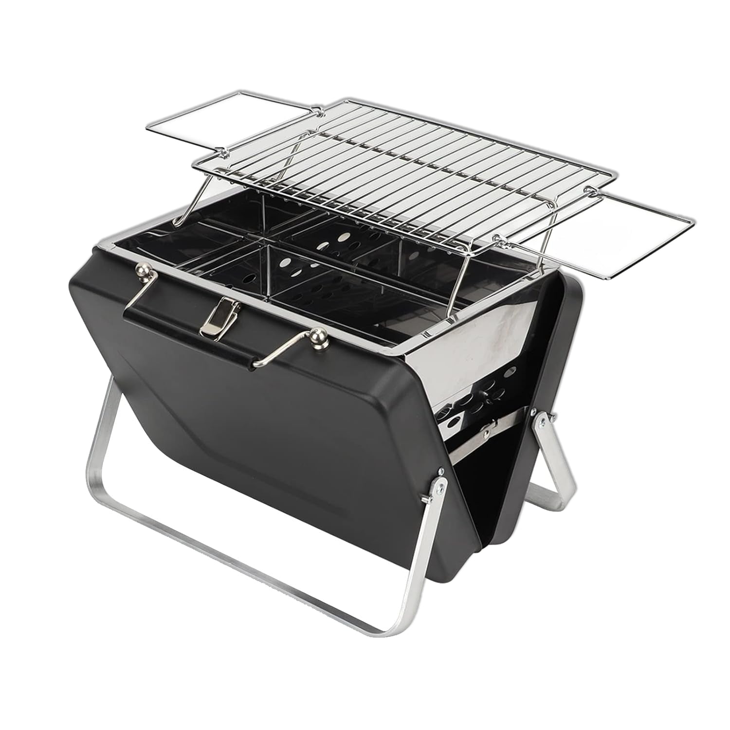 LMA 28x20x22cm Portable Folding Charcoal Braai Grill and Carry Case FX-9206