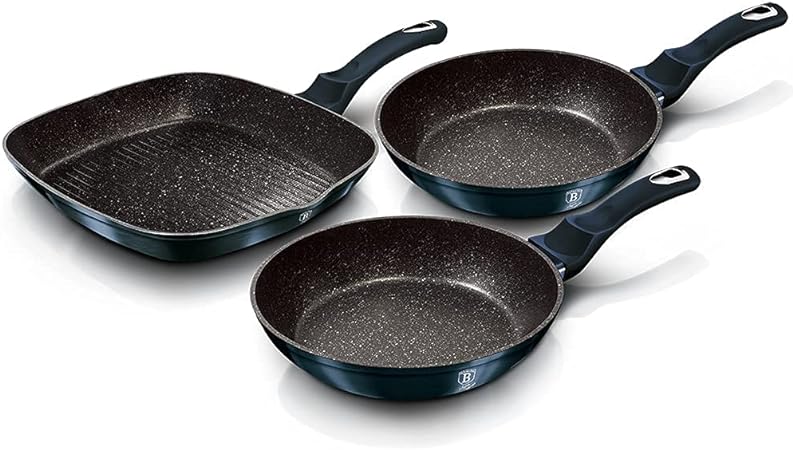 Berlinger Haus Cooking Trio Frying Pan Set - Aquamarine Edition