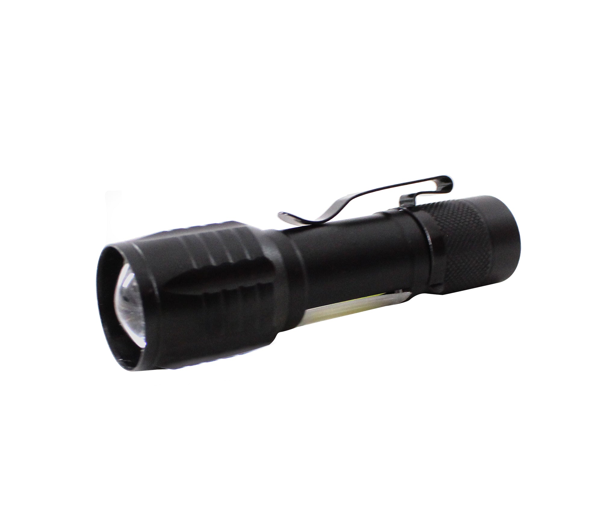 USB Charge 9cm Mini USB LED COB Pocket Flashlight & Side Lantern