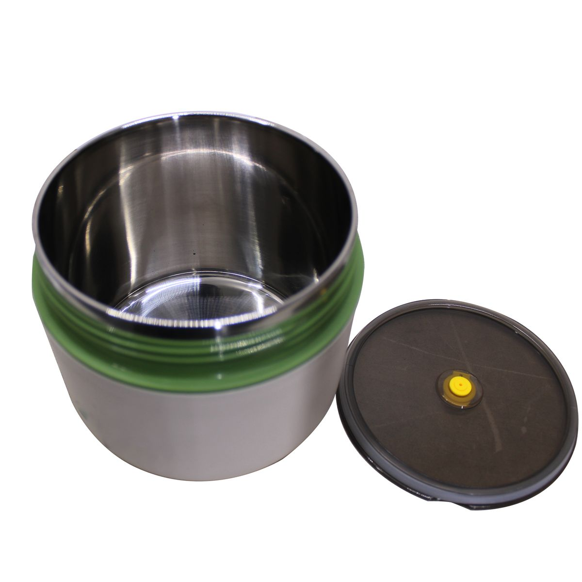 2 Tier S.Steel Vacuum Insulated Bento Design Thermos Lunch Boxes 1000ml - White, Green