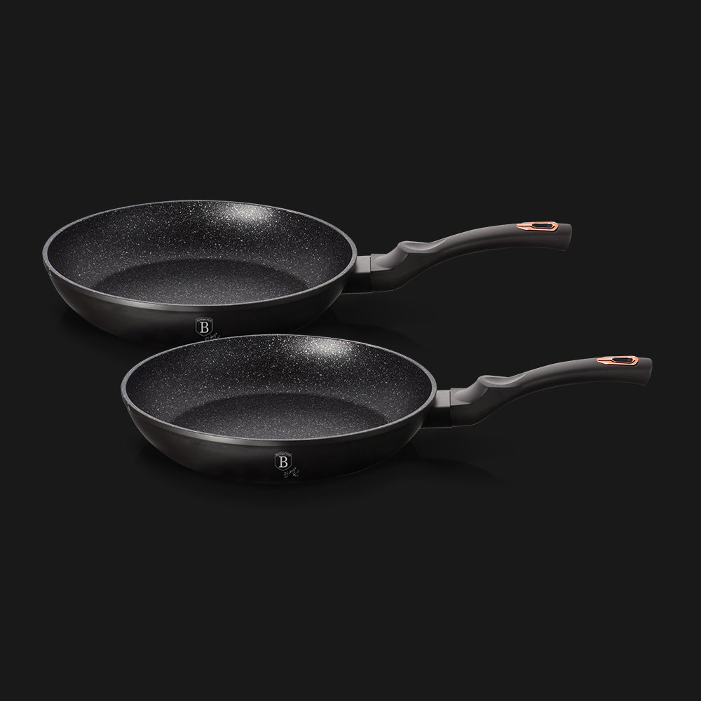 Berlinger Haus 2-Piece Frying Pan Set - Black Rose Collection