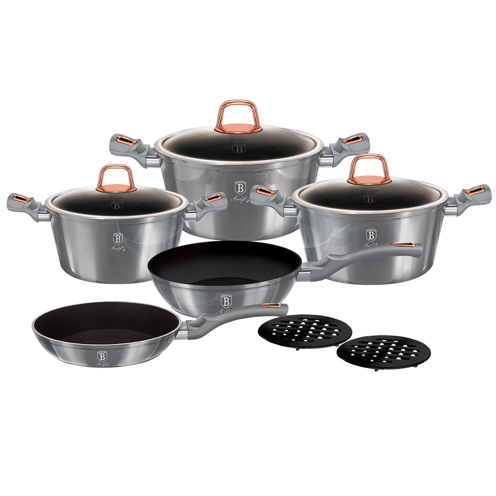 Berlinger Haus 10-Piece Cookware Set - Moonlight Collection