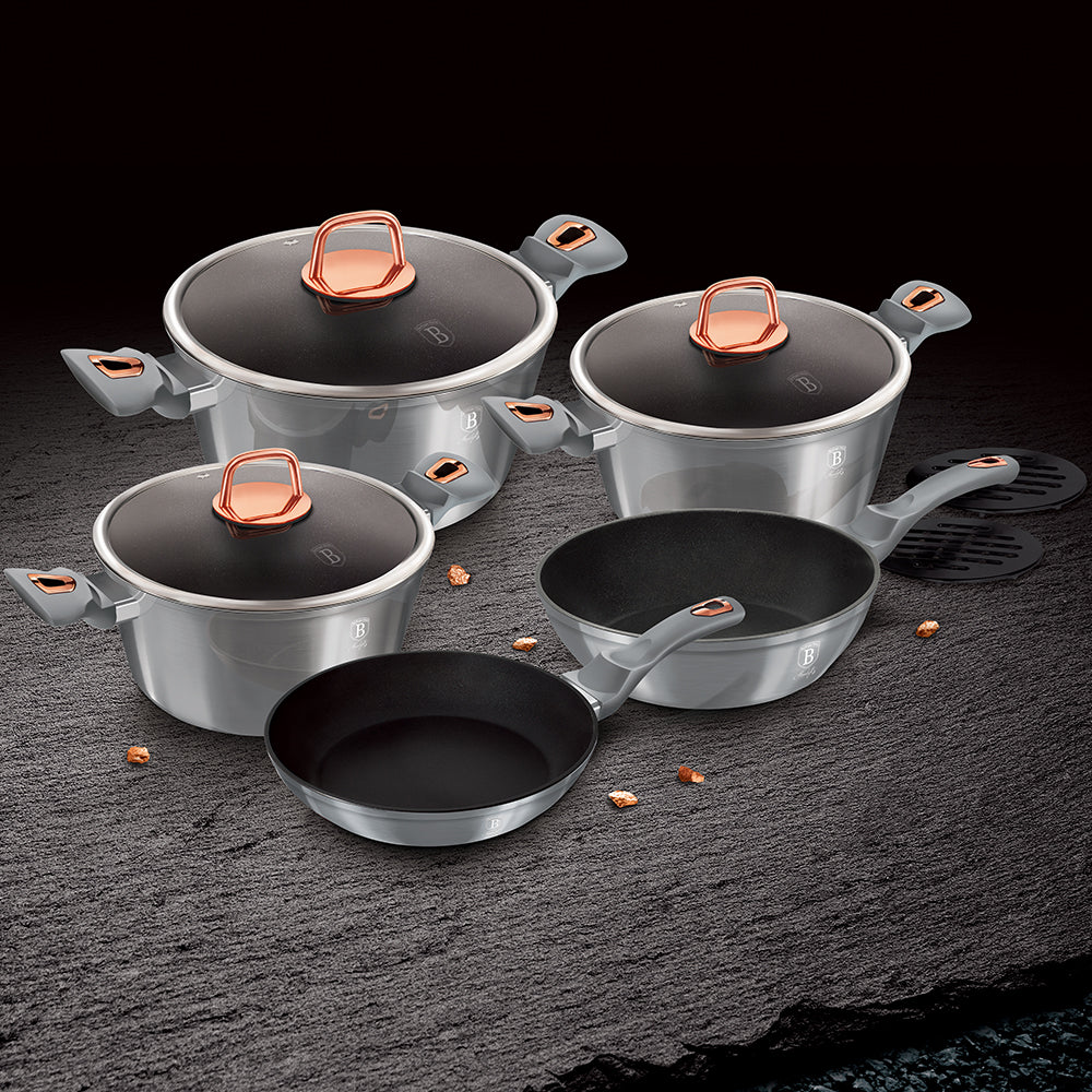 Berlinger Haus 10-Piece Cookware Set - Moonlight Collection