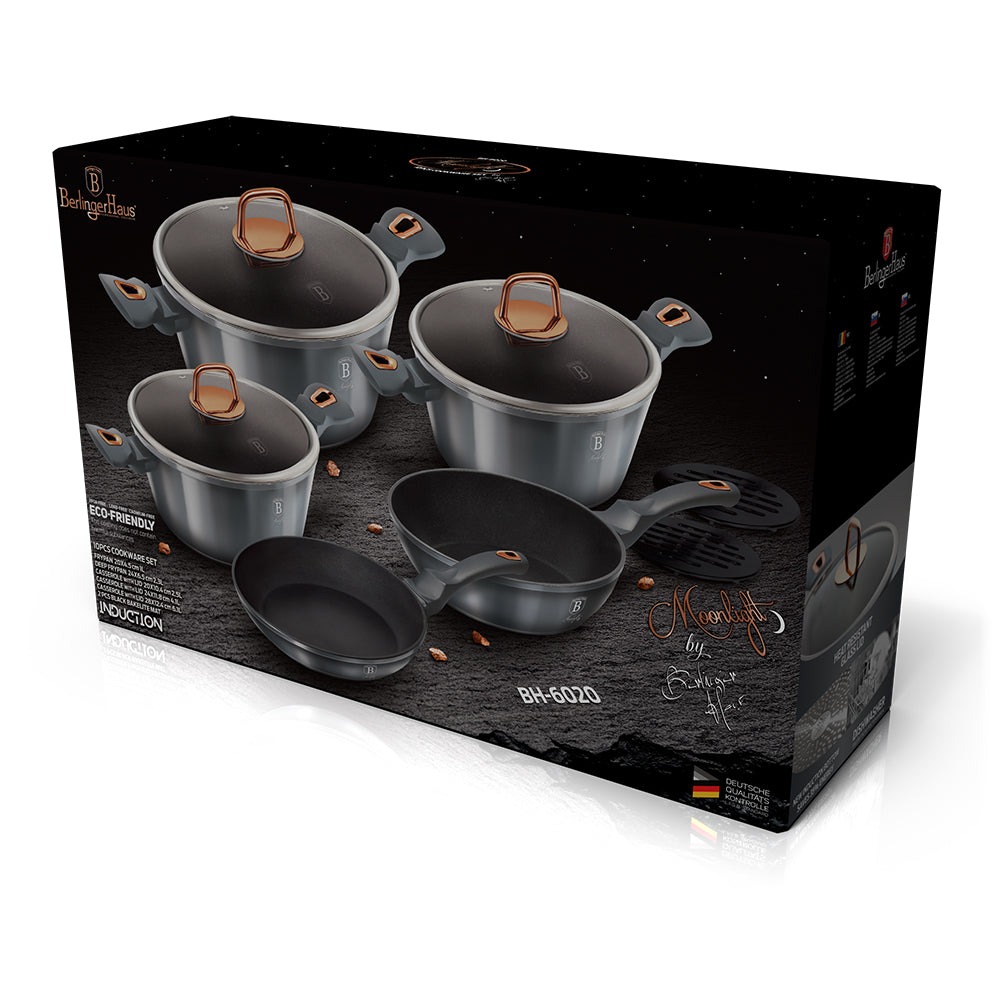 Berlinger Haus 10-Piece Cookware Set - Moonlight Collection