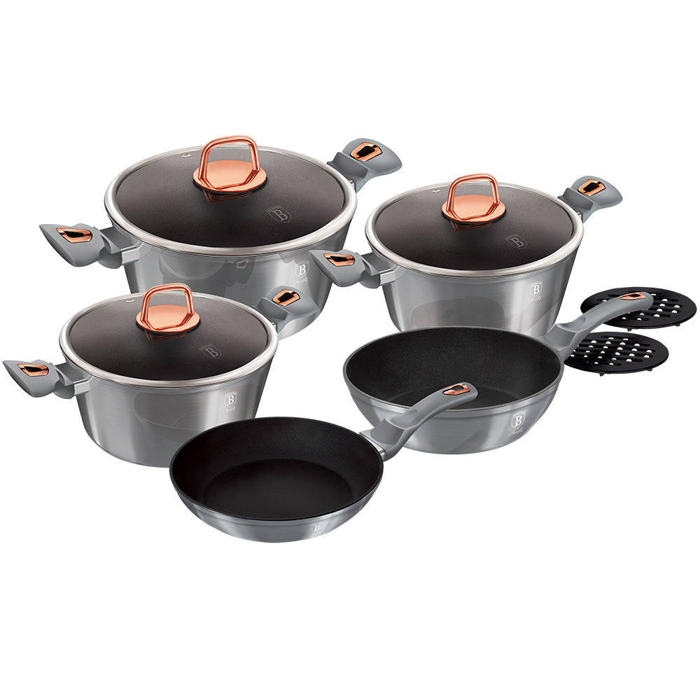 Berlinger Haus 10-Piece Cookware Set - Moonlight Collection