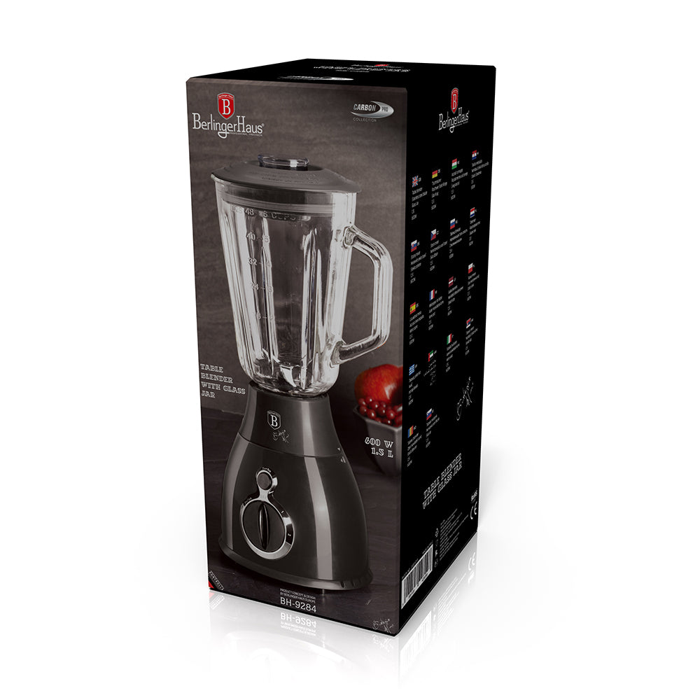 Berlinger Haus 600w Table Blender with 1.5L Glass Jar