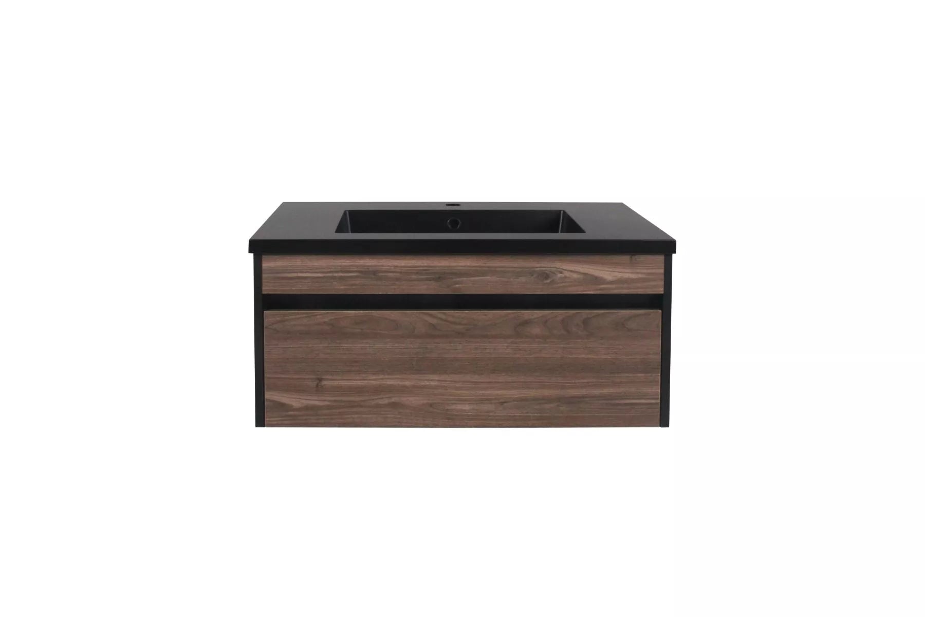 Bijiou Bathroom Cabinet Vague Noire 800mm Walnut