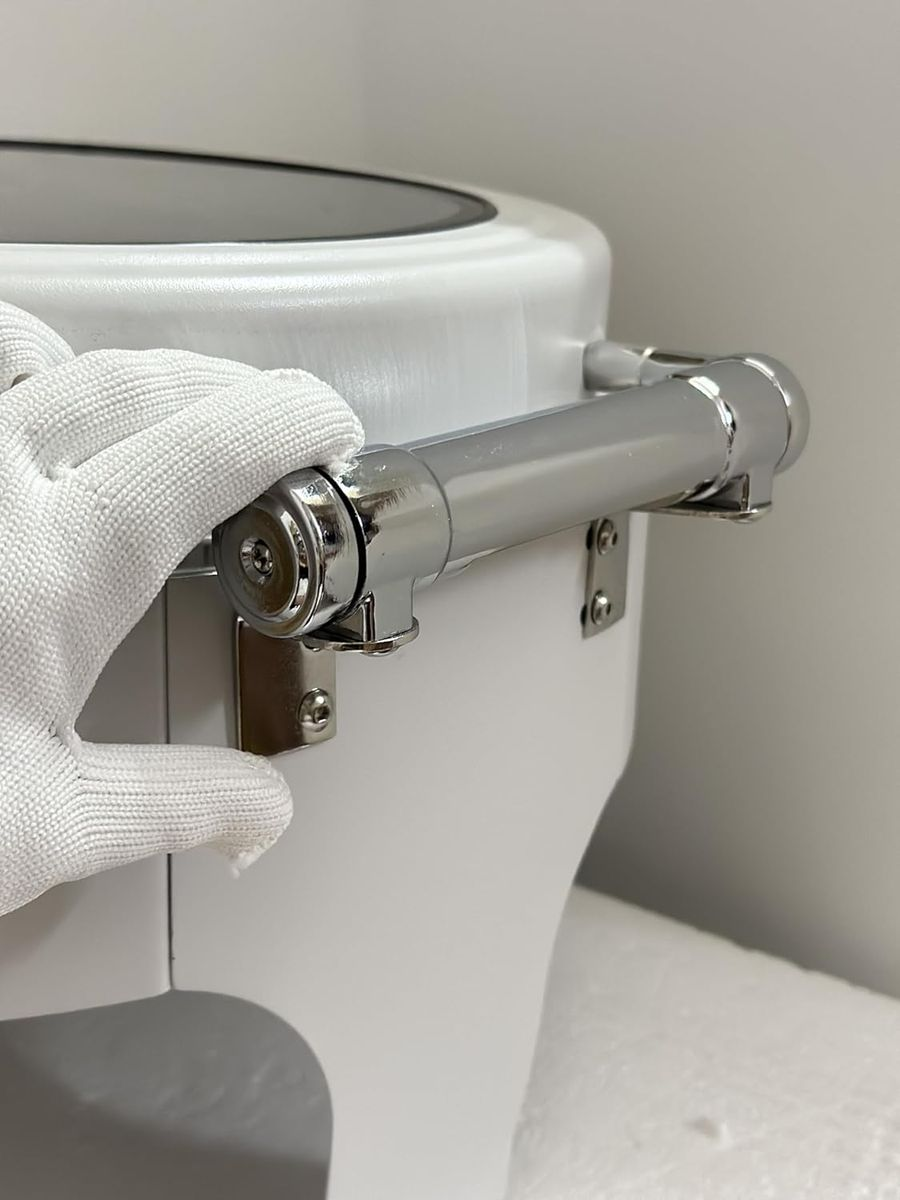 Round Soft-Close Chafing DIsh with Window  - White