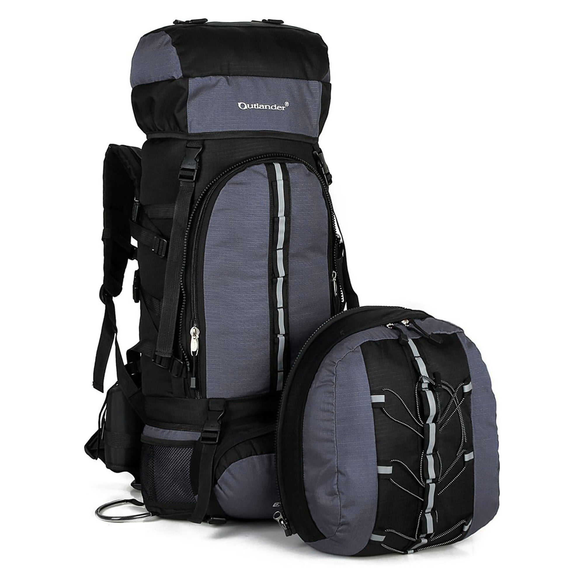 Manasalu Extreme 70L+10L 2 In 1 Waterproof Camping Backpack Set FX-8854-2