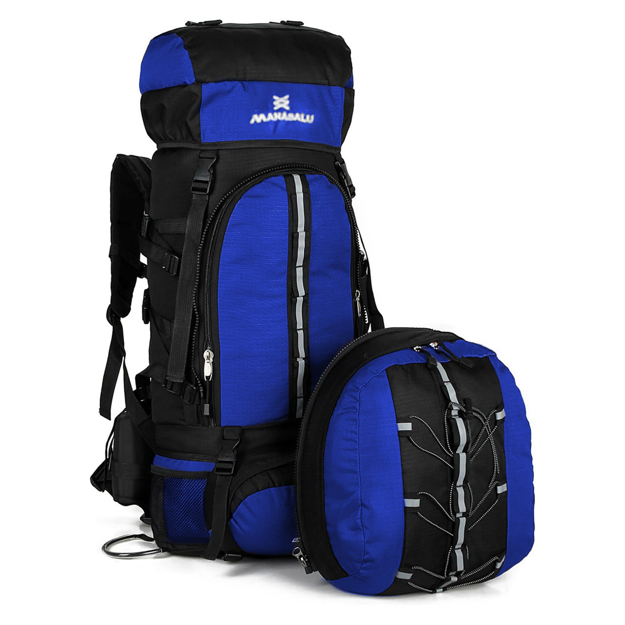 Manasalu Extreme 70L+10L 2 In 1 Waterproof Camping Backpack Set FX-8854-2
