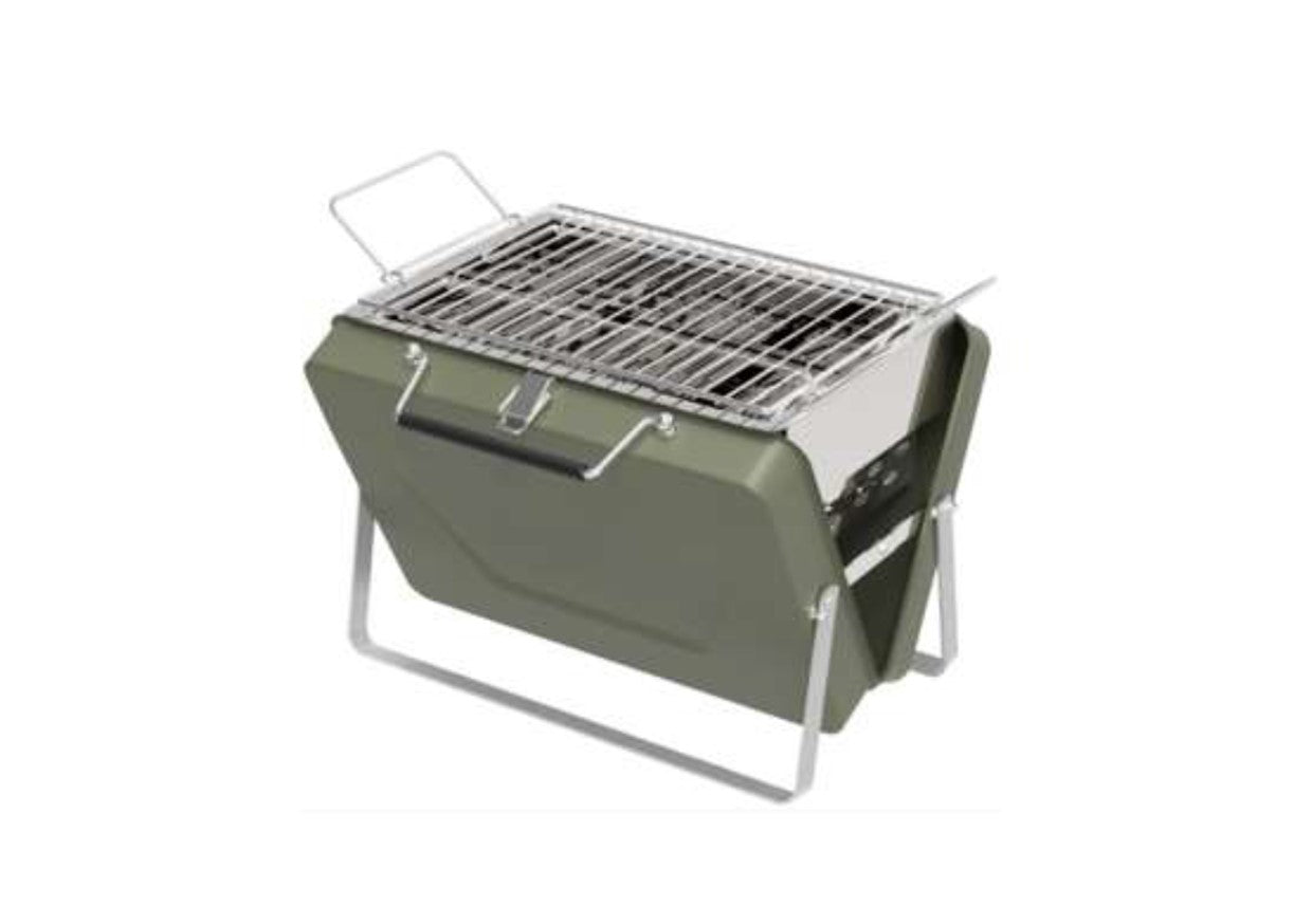 LMA 28x20x22cm Portable Folding Charcoal Braai Grill and Carry Case FX-9206