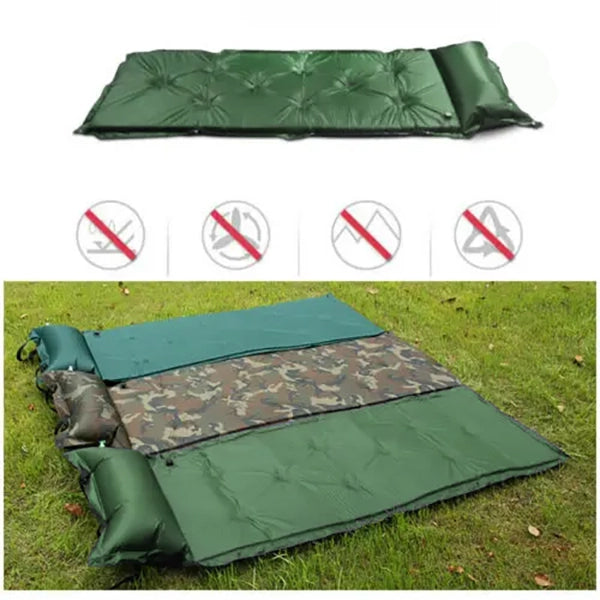LMA 180X60X3cm Inflatable Camping Mattress with Pillow FX-8889-1