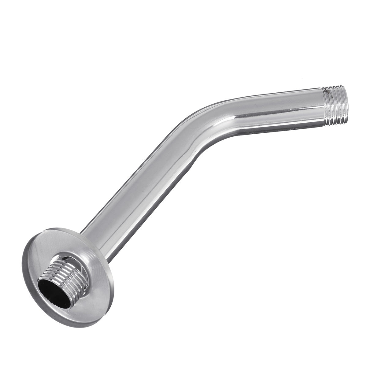 LMA Branded 16cm Wall-Mounted Round Shower Arm with Flange