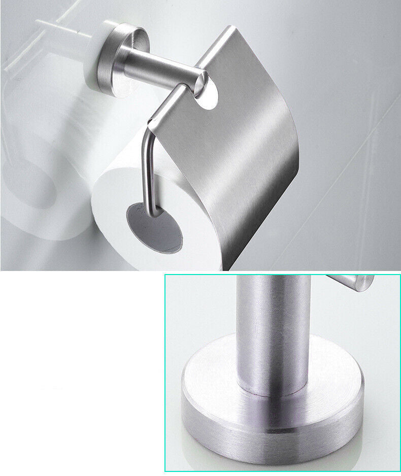 Stainless Steel 1 Roll Wall-Mounted Toilet Paper Holder