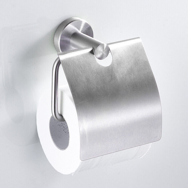 Stainless Steel 1 Roll Wall-Mounted Toilet Paper Holder