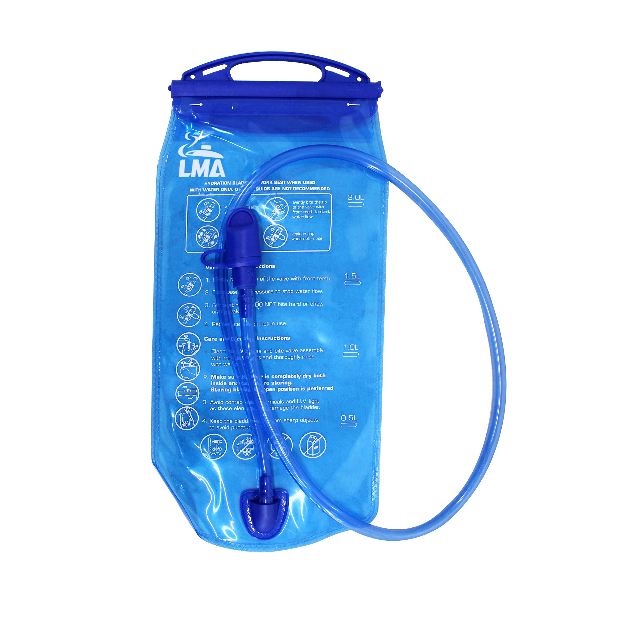 LMA 2 Litre Hydration Bladder with Leak Proof Drinking Tube