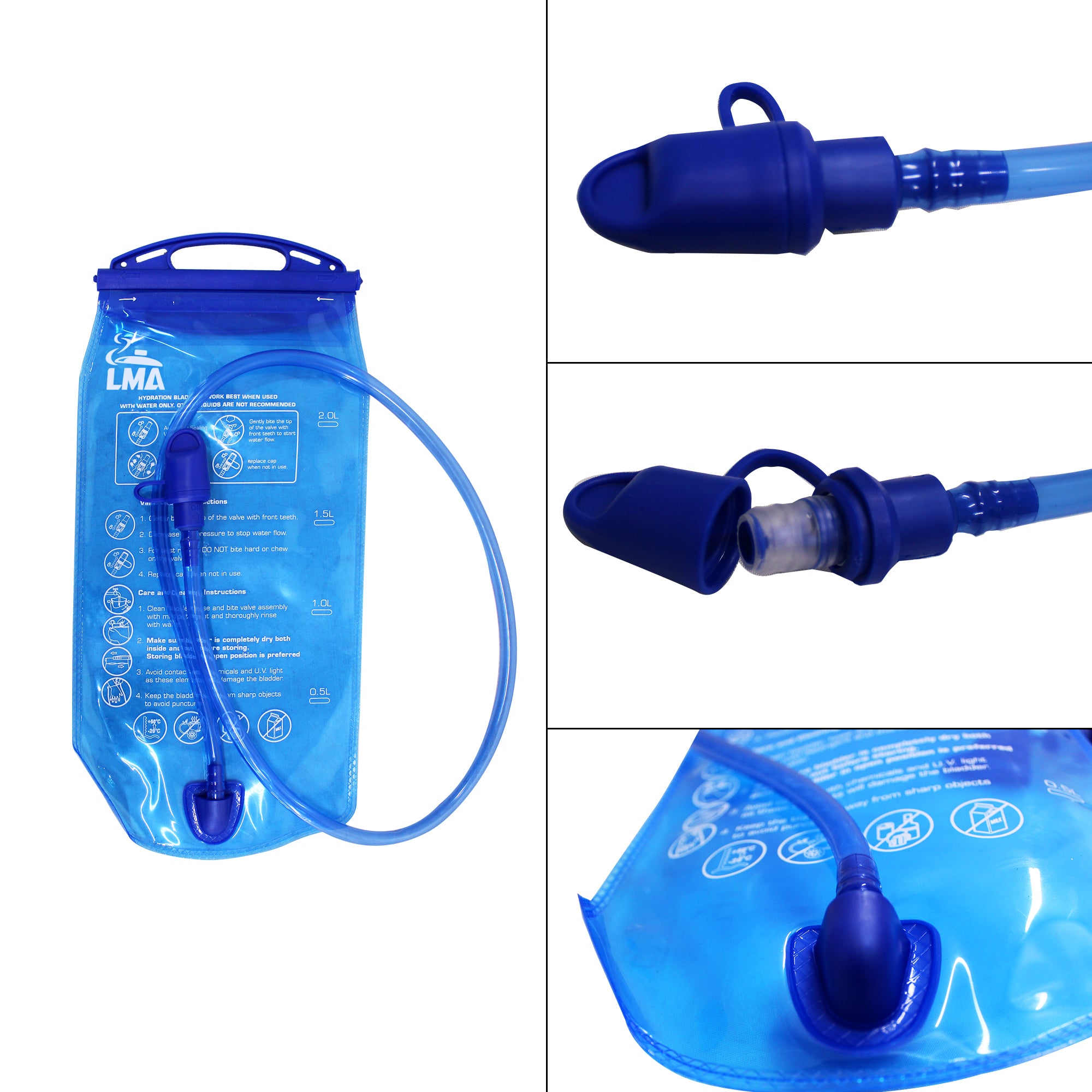 LMA 2 Litre Hydration Bladder with Leak Proof Drinking Tube