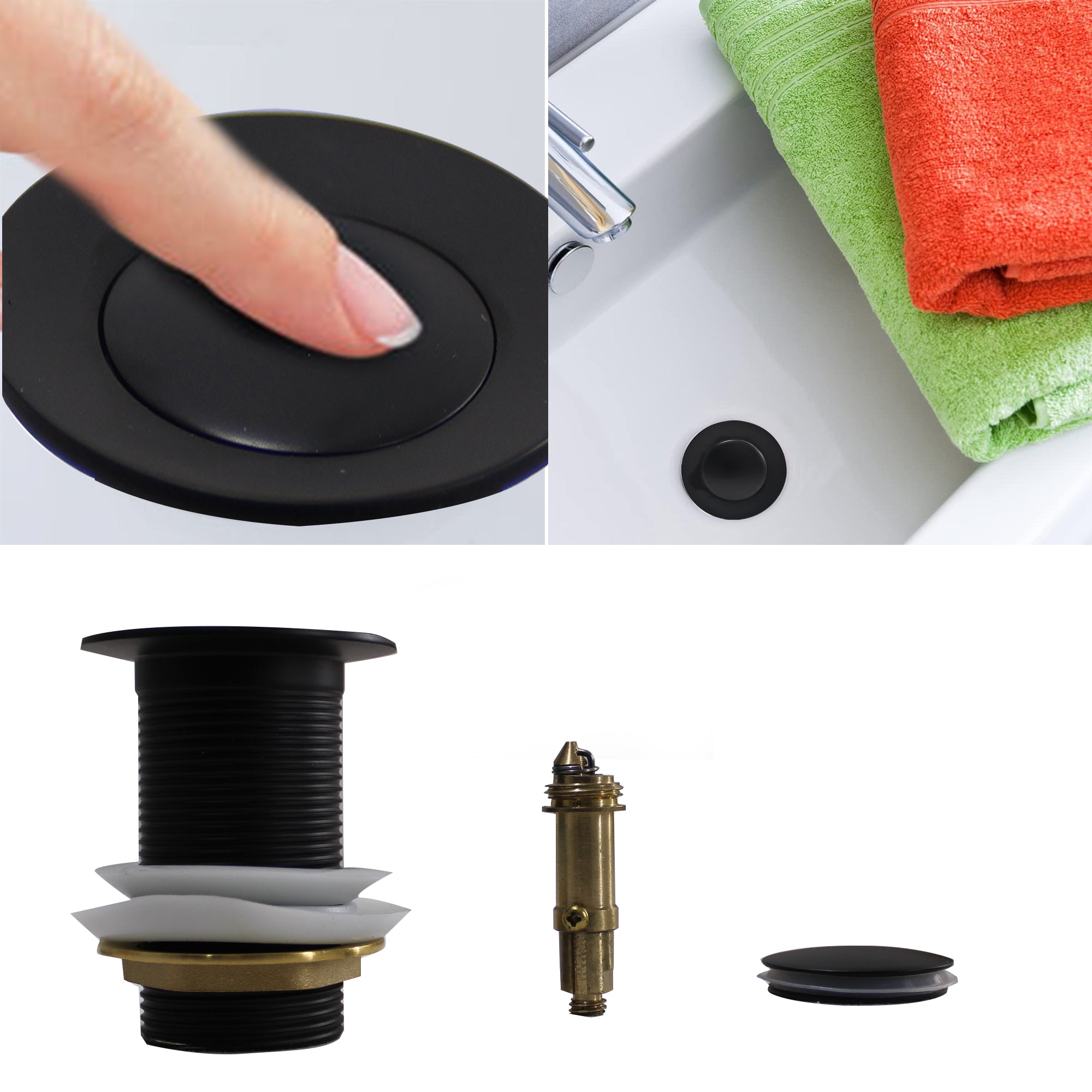 LMA Sanitaryware Unslotted Pop-Up Waste Plug