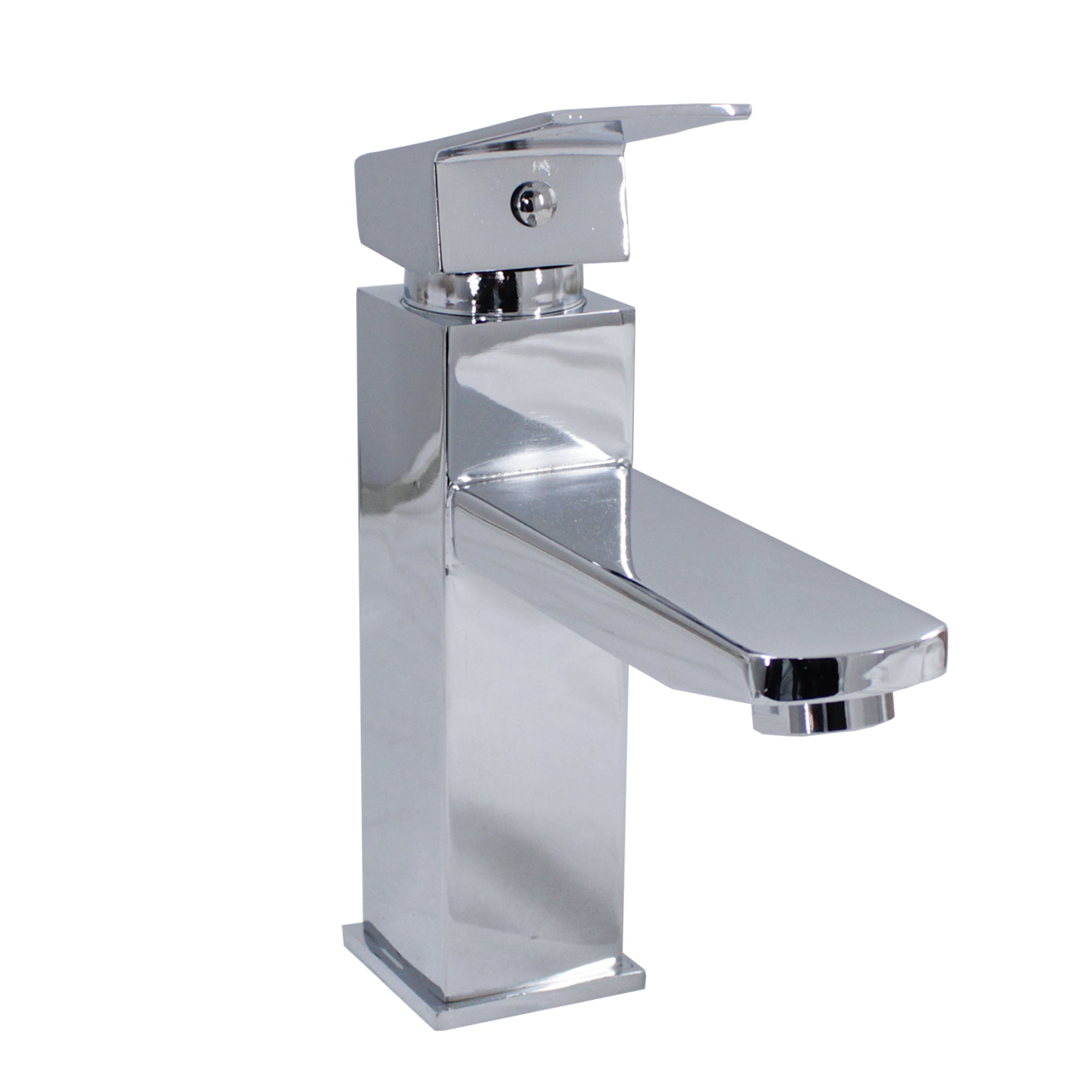 LMA Sanitaryware Square Single Lever Brass Bathroom Basin Mixer
