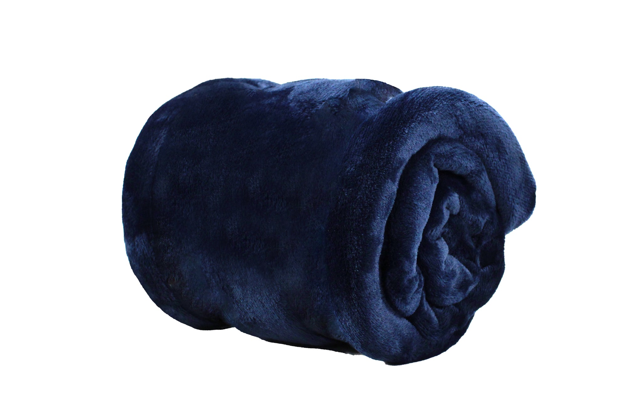 Plain Polyester Fleece Blanket with Suede Texture - 200cm x 140cm