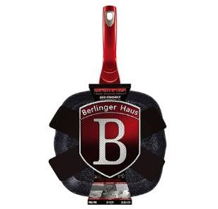 Berlinger Haus Marble Coating Grill Pan 28cm - Black Burgundy Edition