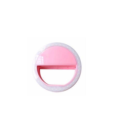 Portable Selfie LED Ring in Pink