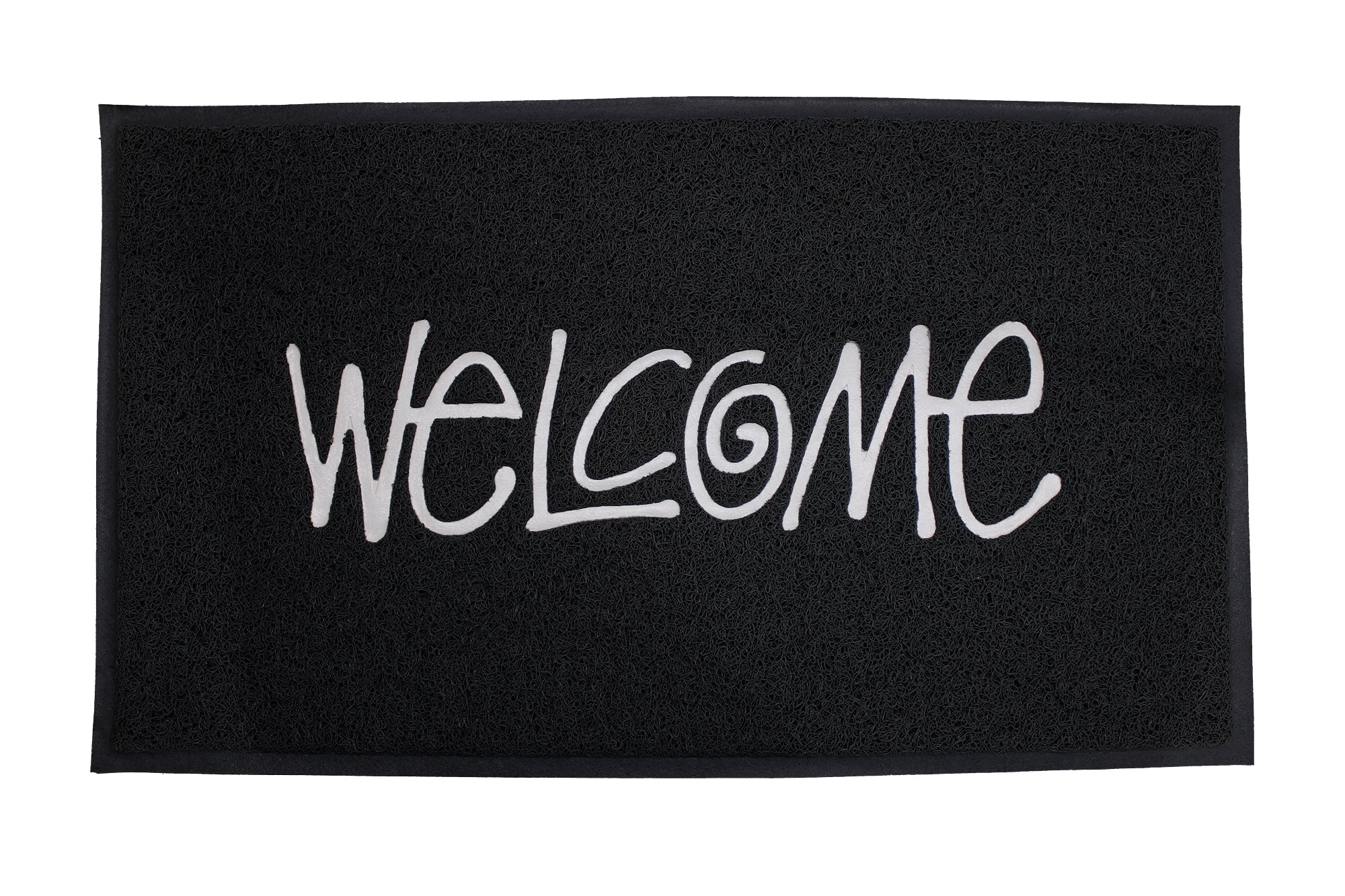 75cm x 45cm Washable Synthetic Mesh Floor Mat - Embossed Welcome