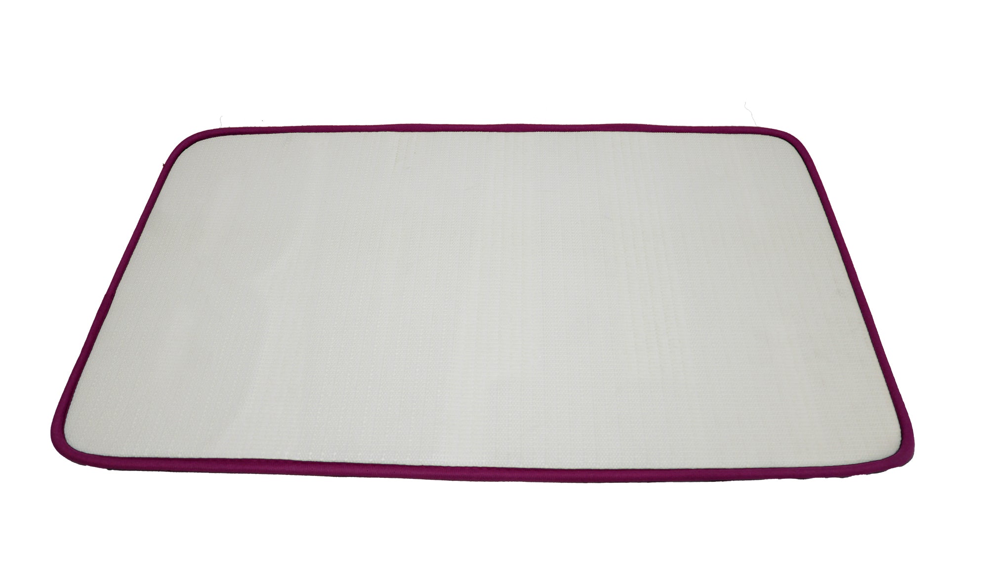75x45cm Plush Embossed Memory Foam Bathroom Mat - Bath