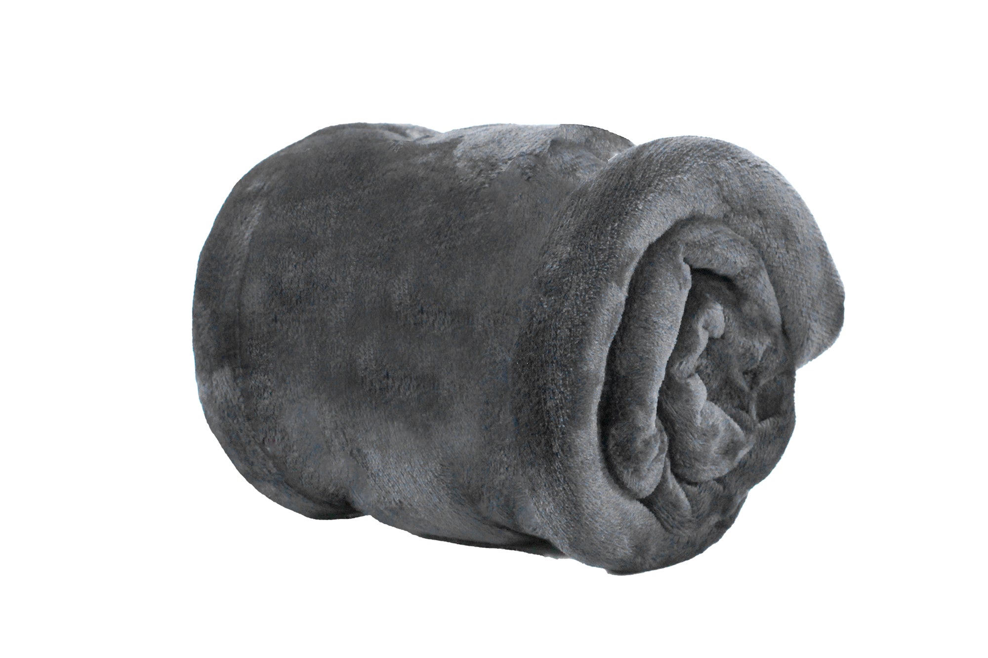 Plain Polyester Fleece Blanket with Suede Texture - 200cm x 140cm