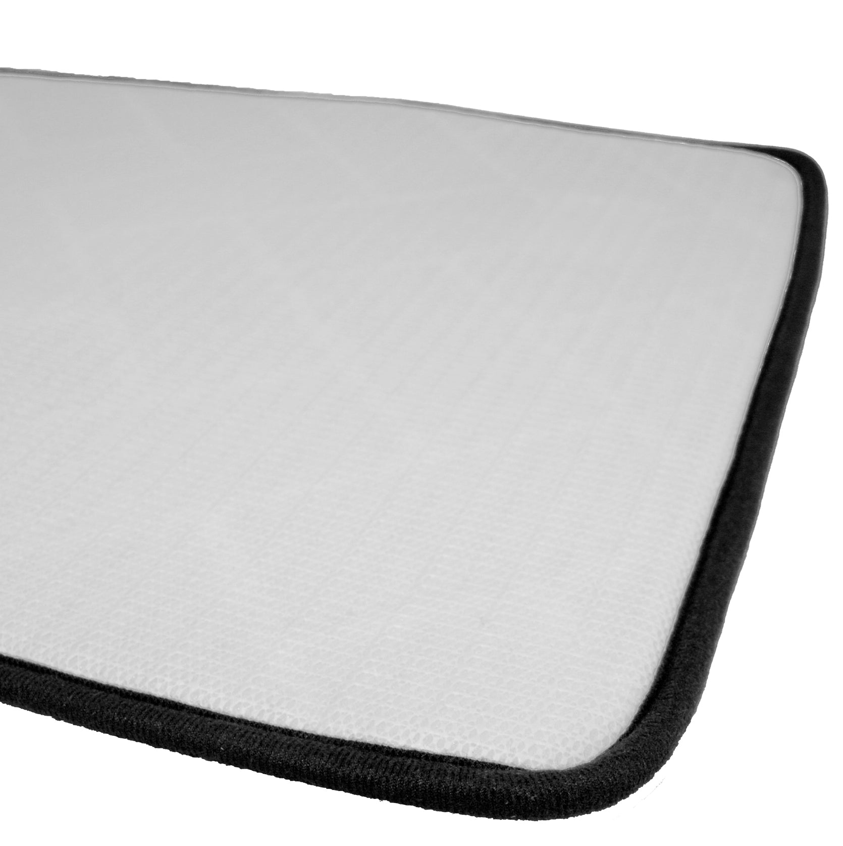 75x45cm Plush Herringbone Embossed Memory Foam Bathroom Mat