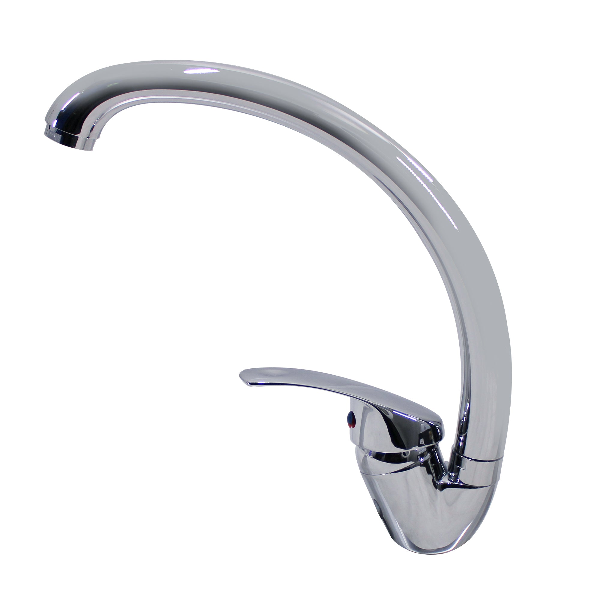 LMA Sanitary-Ware Swiveling High-Spout Kitchen Sink Mixer