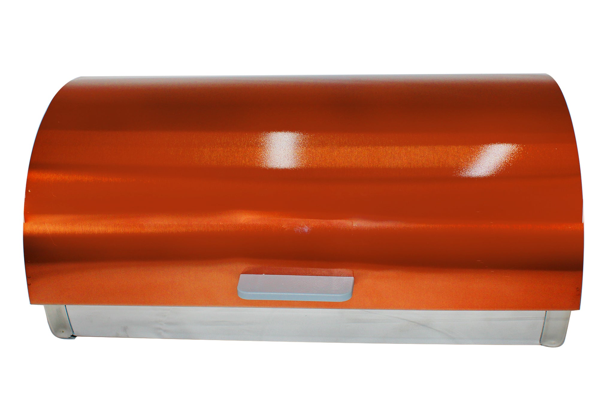 Polished Stainless Steel Bread Bins With Colored Lids